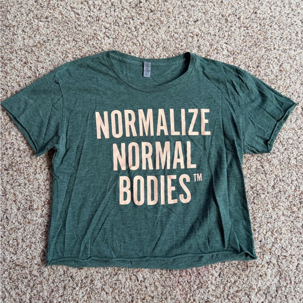Women’s Cropped T-Shirt Normalize Normal Bodies